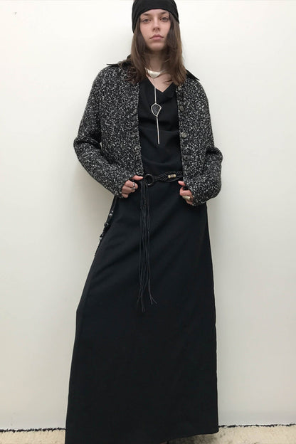 High-end Black Long Dress