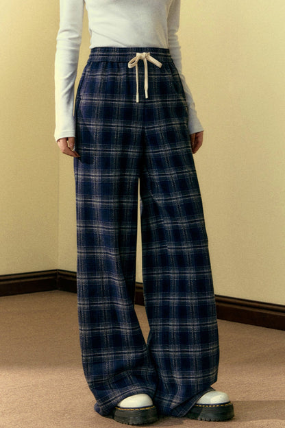 [Neu am 26. September] ANDYET AD1 ORIGINAL CHECK SLACKS VERSATILE COMMUTER WIDE-LEG PANTS SWEATPANTS AUTUMN