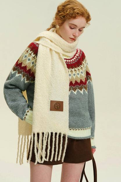 Vintage Fair Isle Wool Pullover