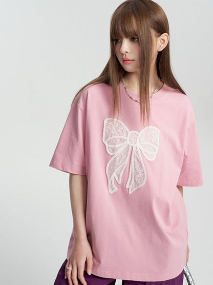 Lace Bow T-Shirt