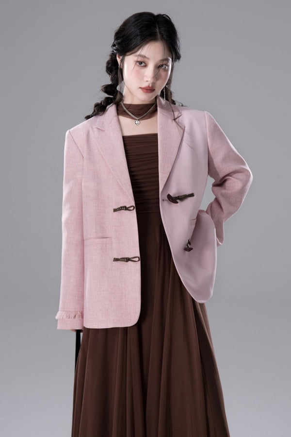 Sugar Powder Peony Patchwork Skirt Set