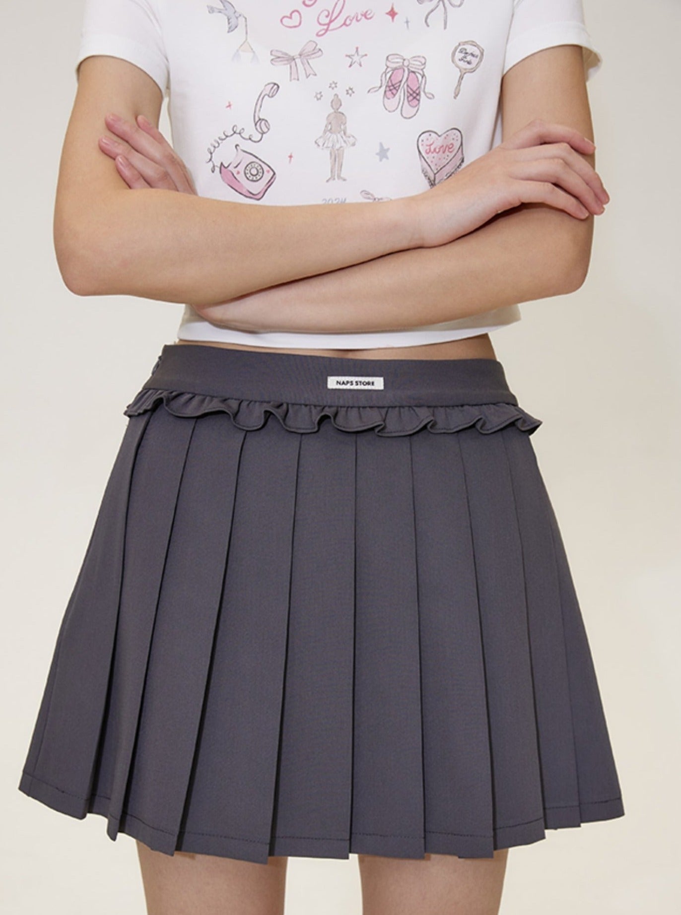 A-Line College Style Short Skỉt