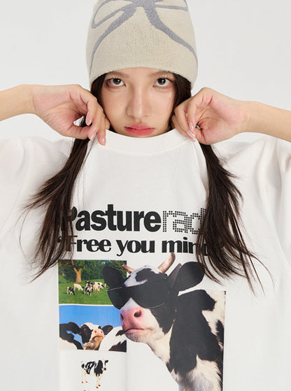 Cool Cow Hip Hop T-Shirt