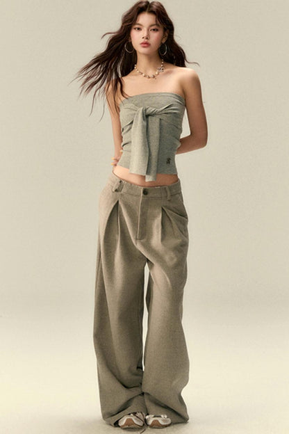 Elegant Wool Dress Trousers