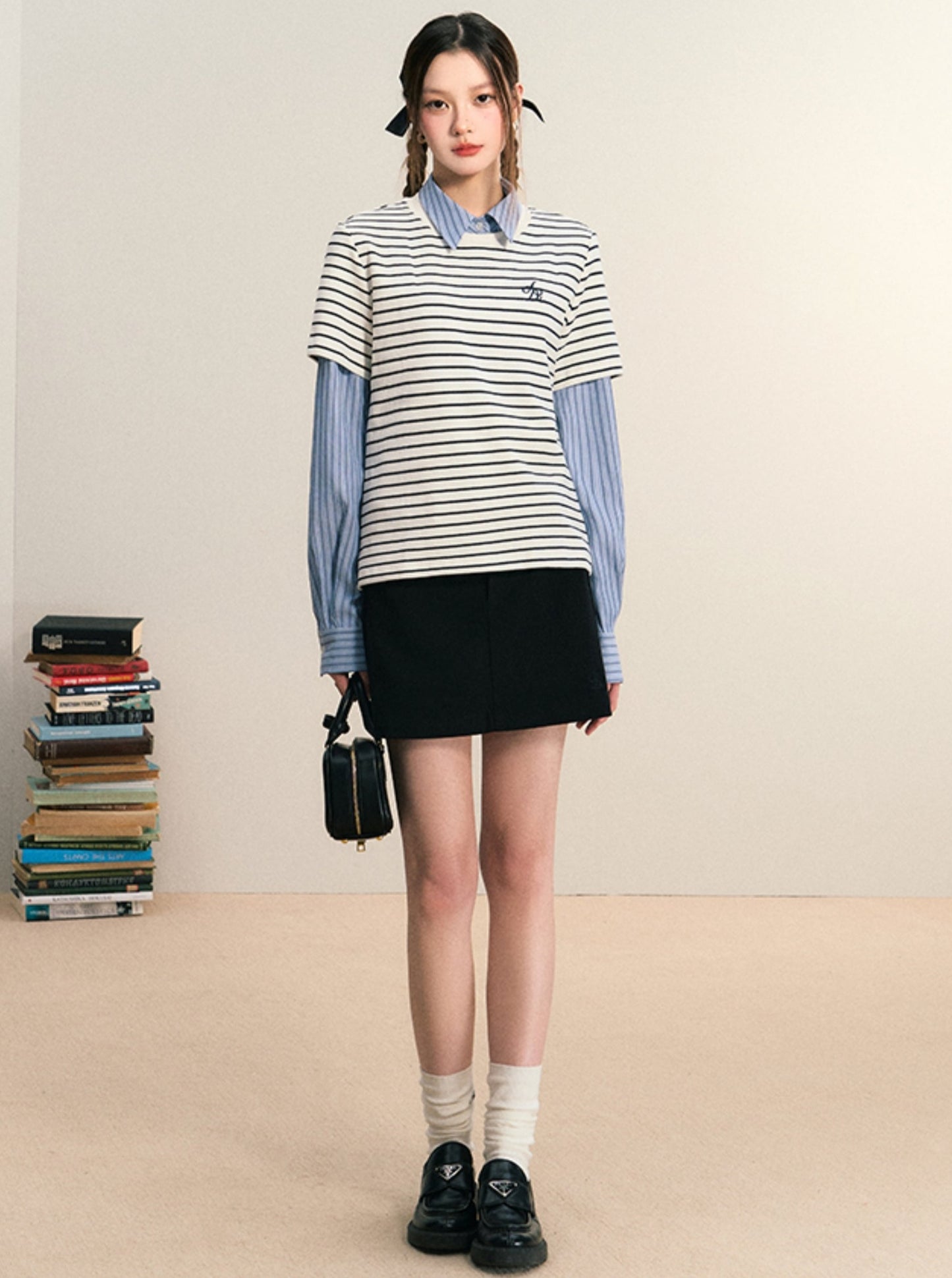 Striped Crew Neck T-Shirt