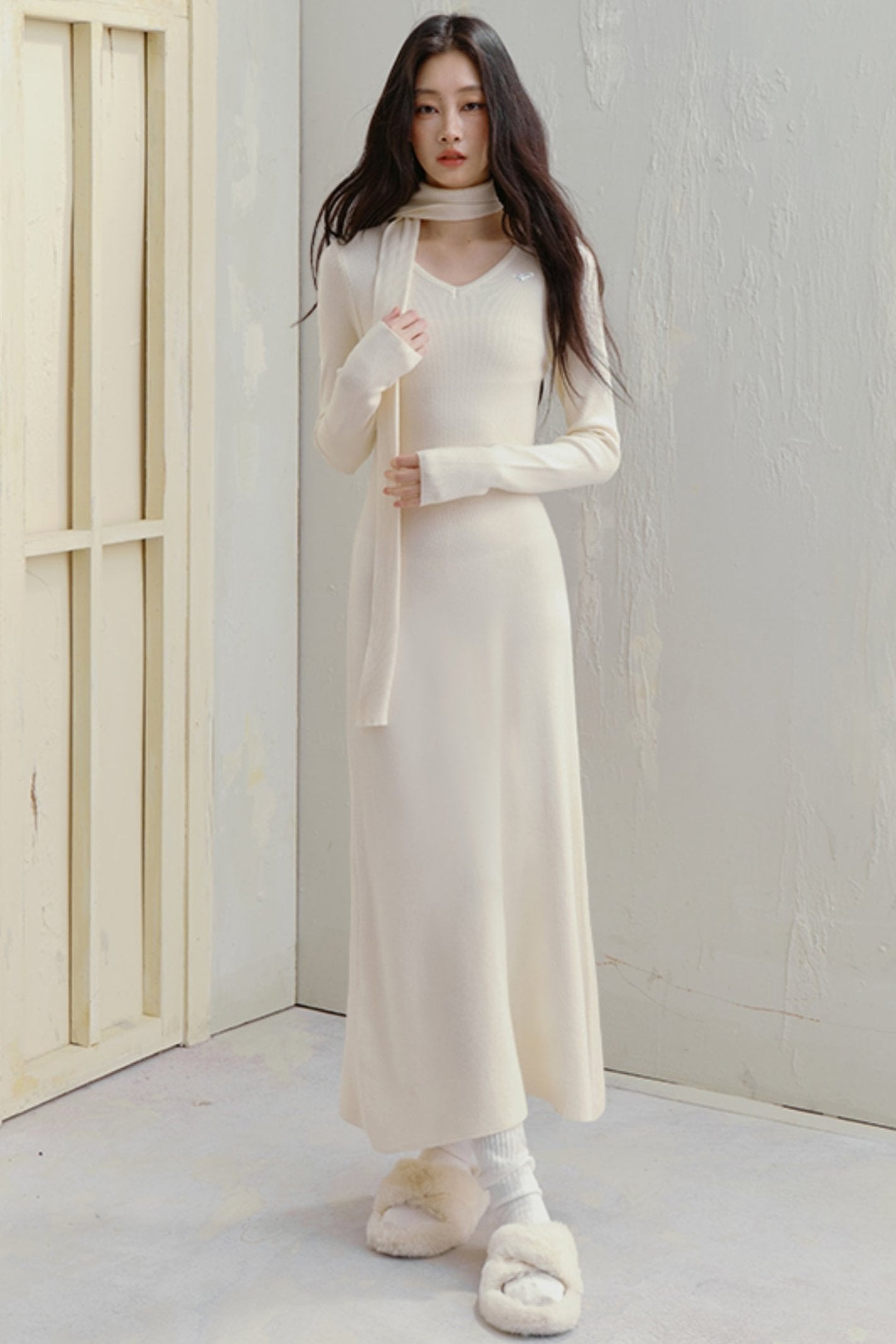 First Melody Knit Maxi Dress