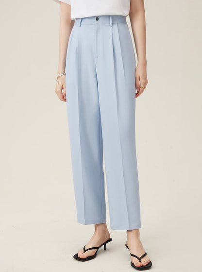 High Waist Suit Loose Slim Tapered Pants