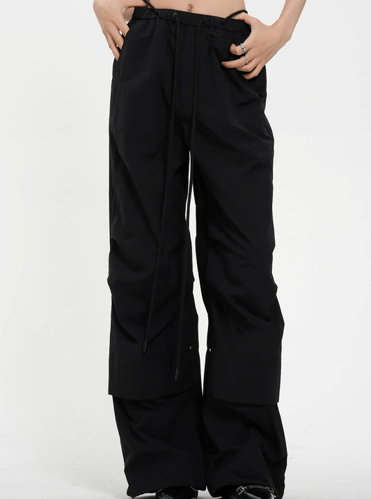 Dünne Hose mit plissierter Taille Casual Pants