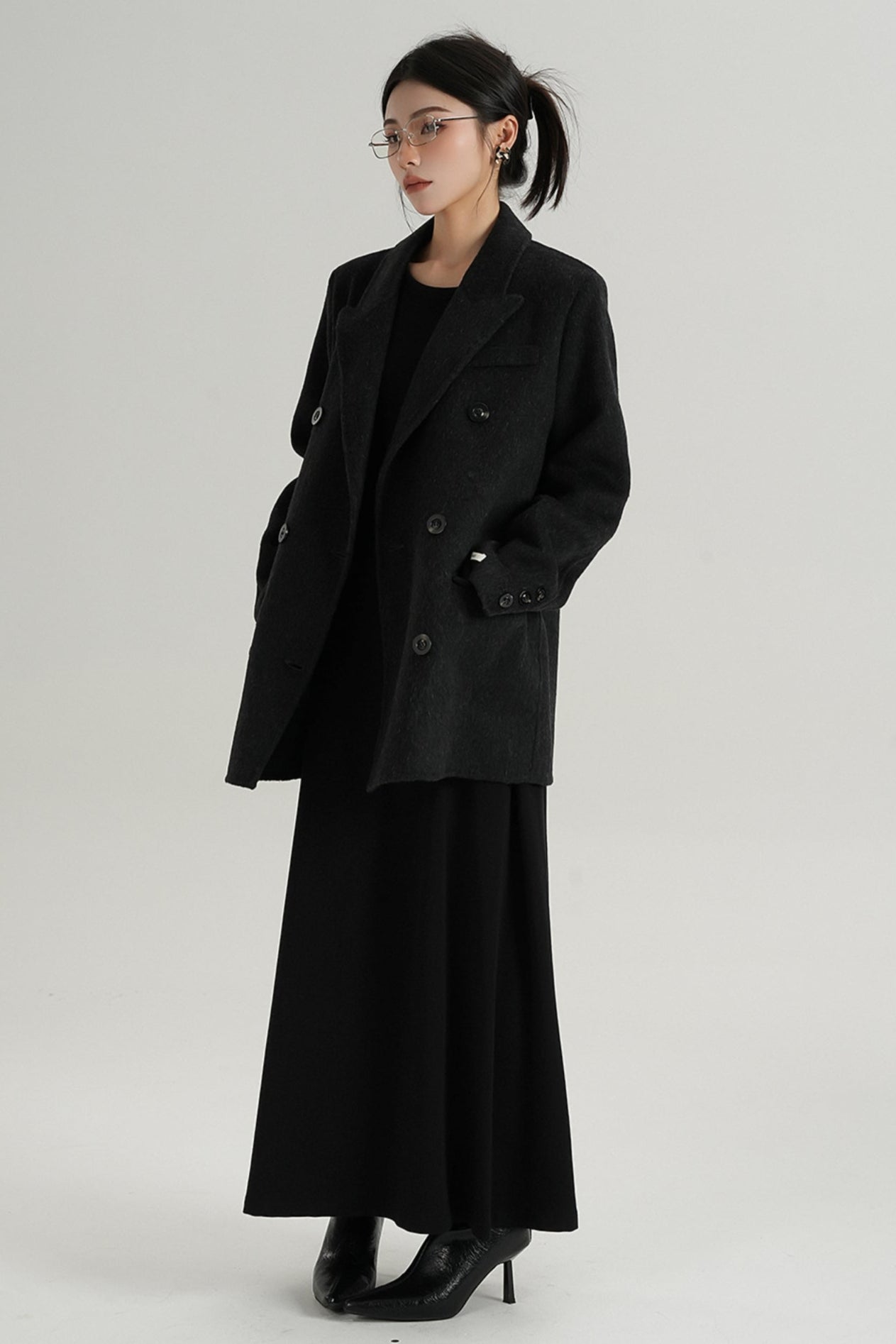 Premium Double-Breasted Wool Jacket