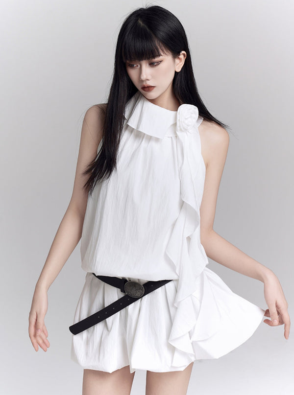 White Fairy Sleeveless Dress
