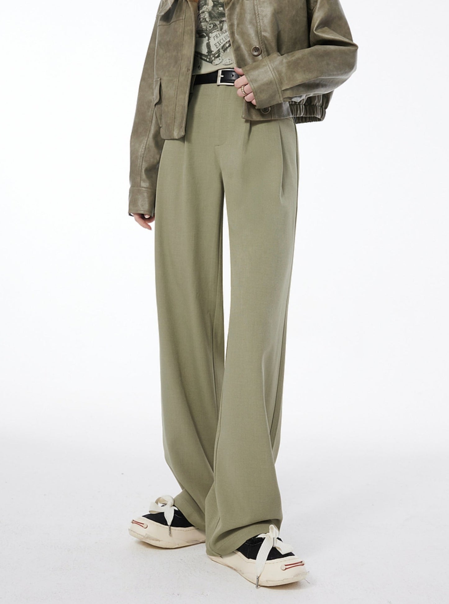 Fairy Pocket Wide Suit Pants