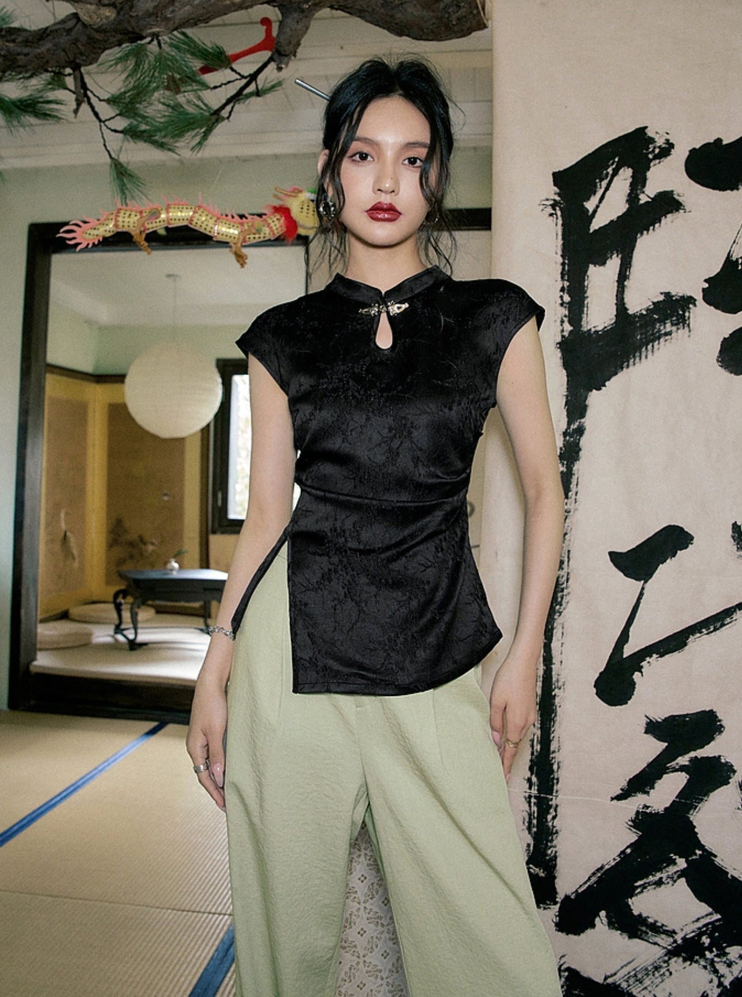 Chinese Two-Piece Suit Top