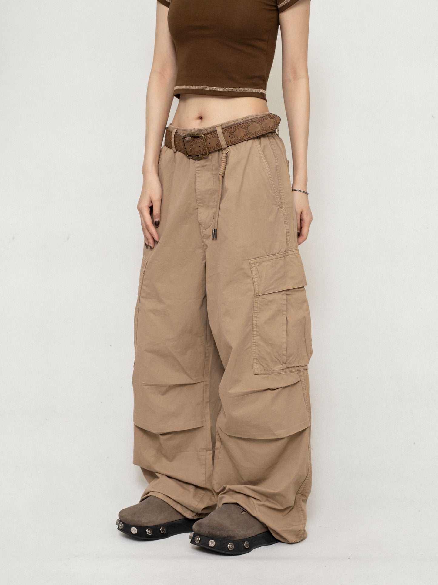 Retro Multi-Pocket Cargo Pants