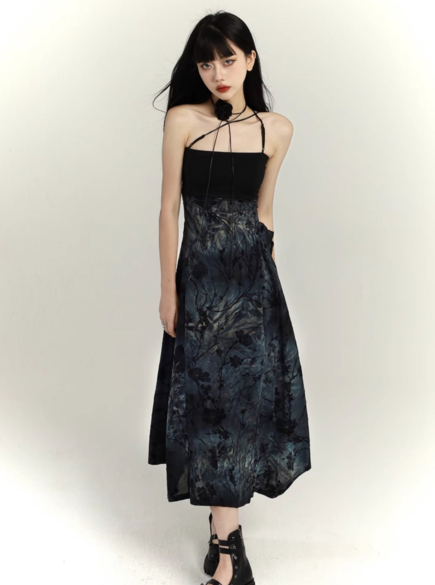 Chinese National Style Slip Dress