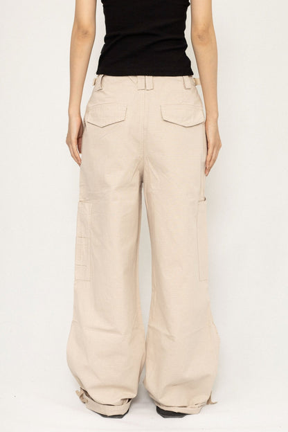 American Retro Wide-Leg Cargo Pants