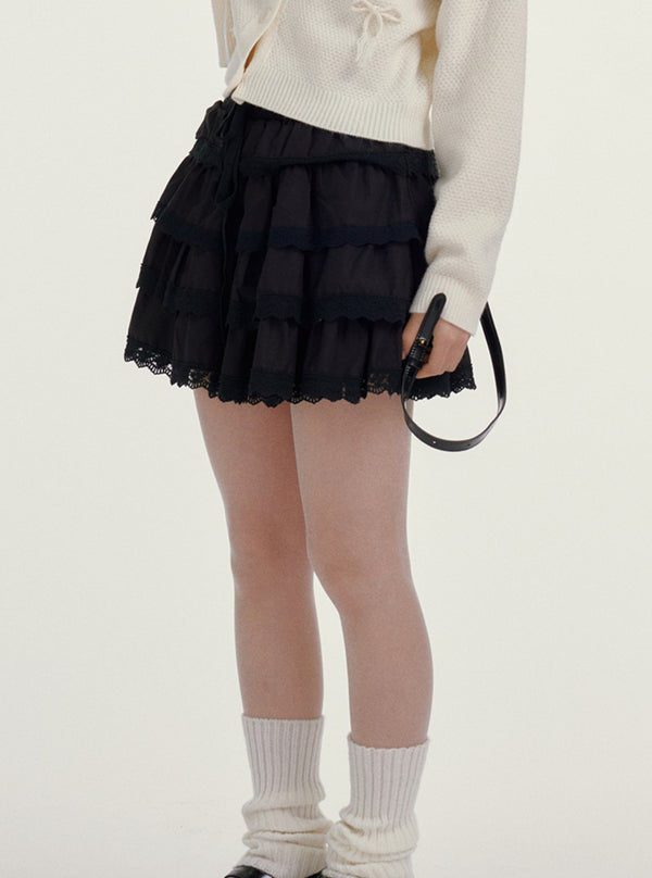 Small Ballet Lace Cake Skirt