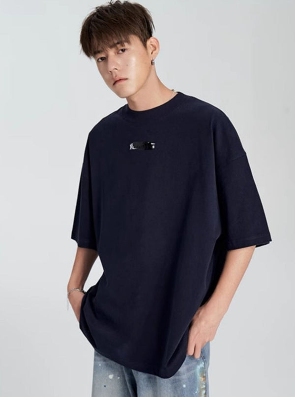 Embroidered Short-Sleeved T-Shirt