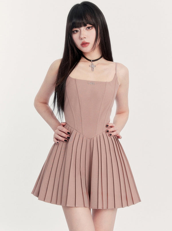 Suspender A-line Dress