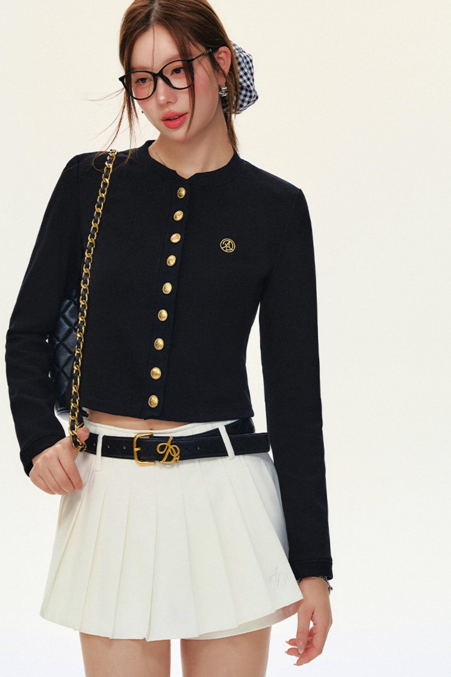 Luxury Short Knit Cardigan Set-Up