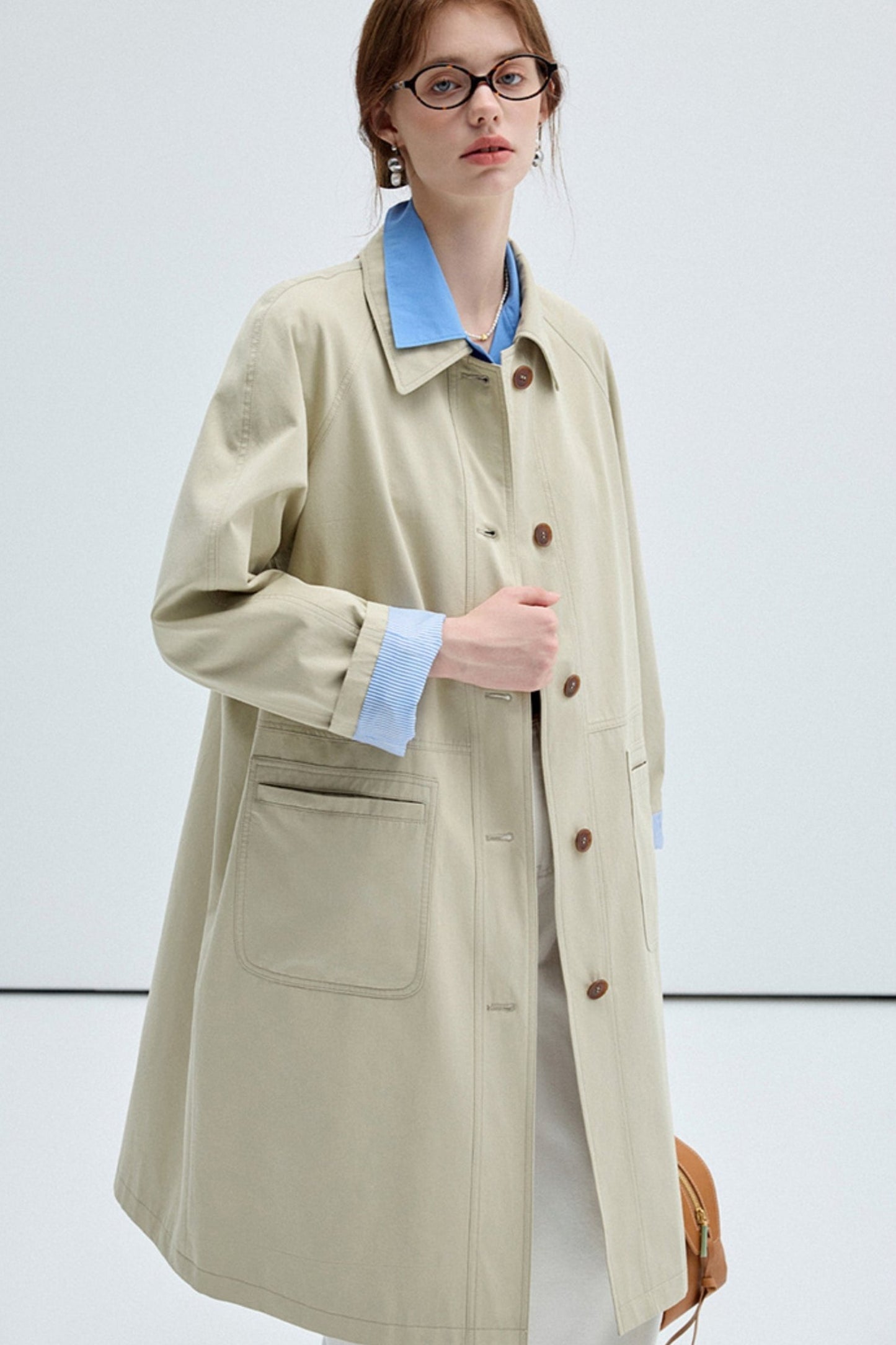 Classic British Silhouette Trench Coat