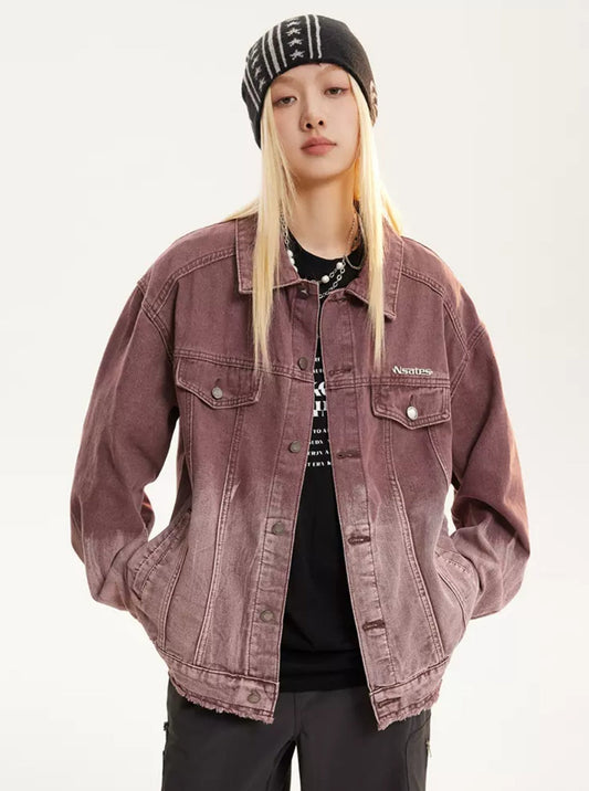 Gradient Denim Jacke für Jugendliche Jacke