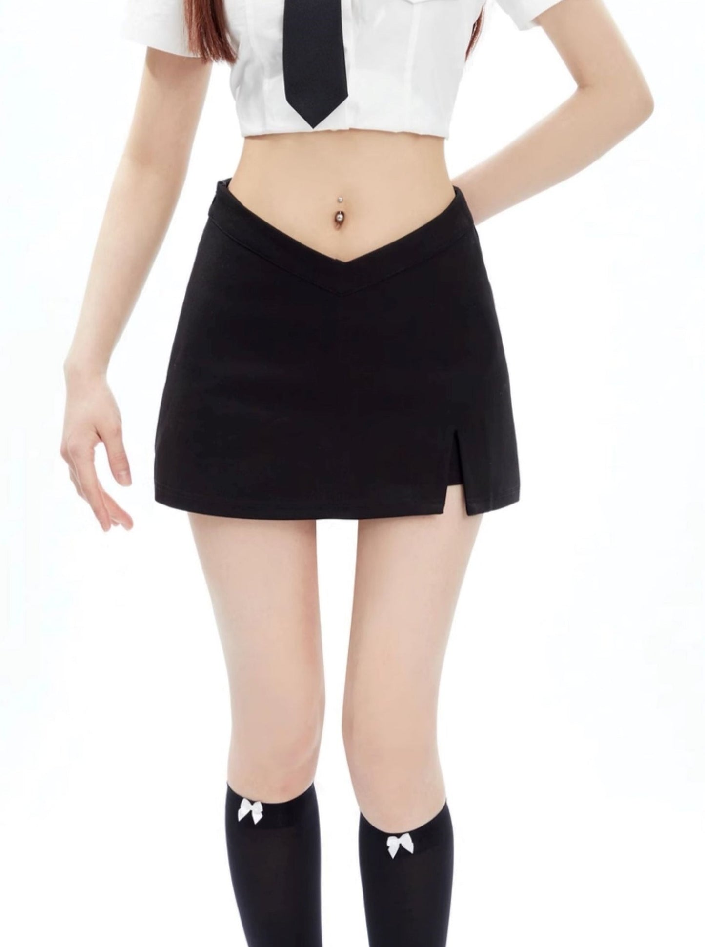 Ultra-Short Hakama Skirt