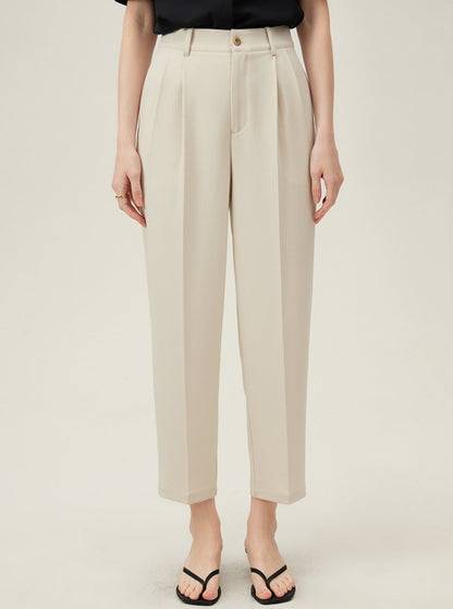 High Waist Suit Loose Slim Tapered Pants