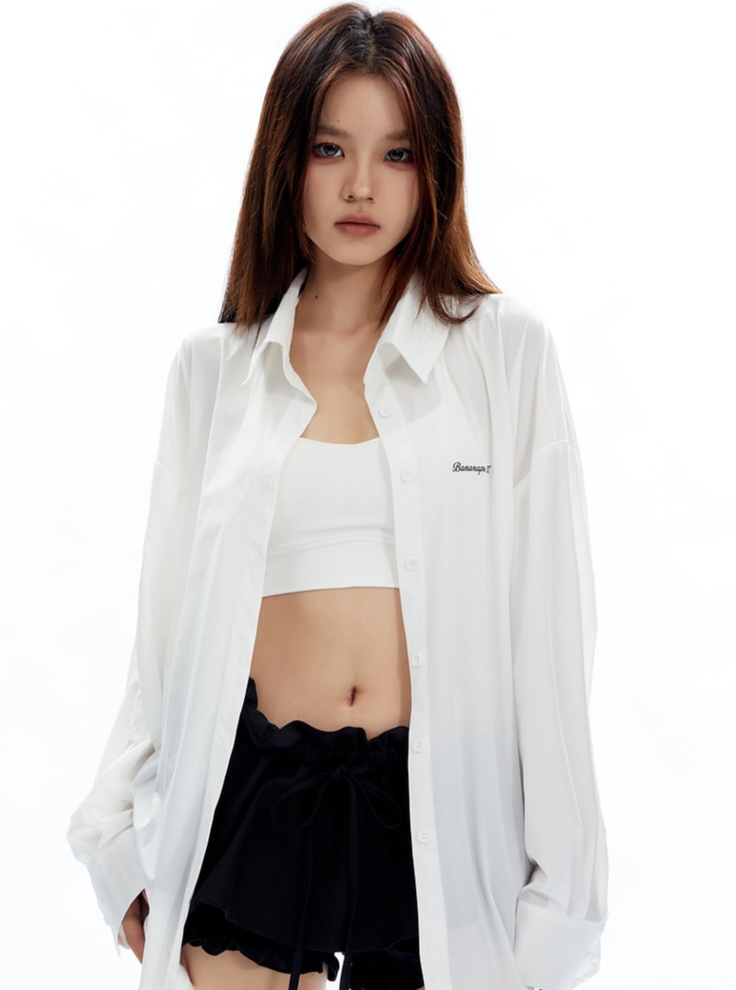 Thin Anti-Wrinkle Long Sleeve Shirt Set