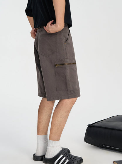 Hip Hop Gewaschene Cargo-Shorts