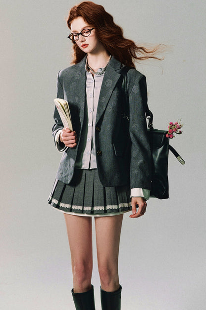 Break Free Rose Two-Piece Suit Coat