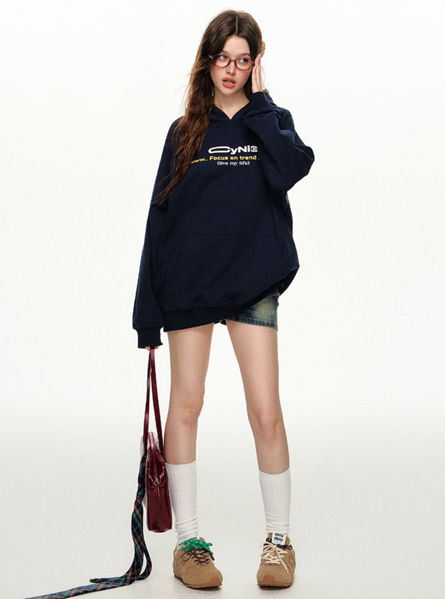 Versatile Logo Hooded Sweatshirt