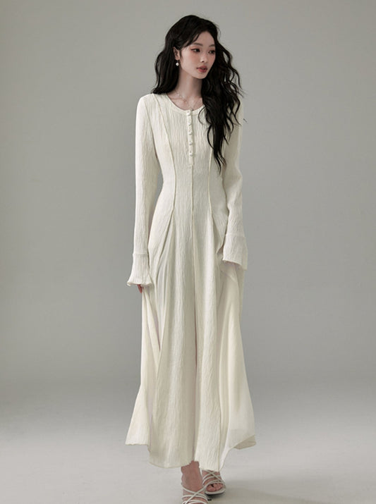 Jasmine Knit Base Long Sleeve Dress