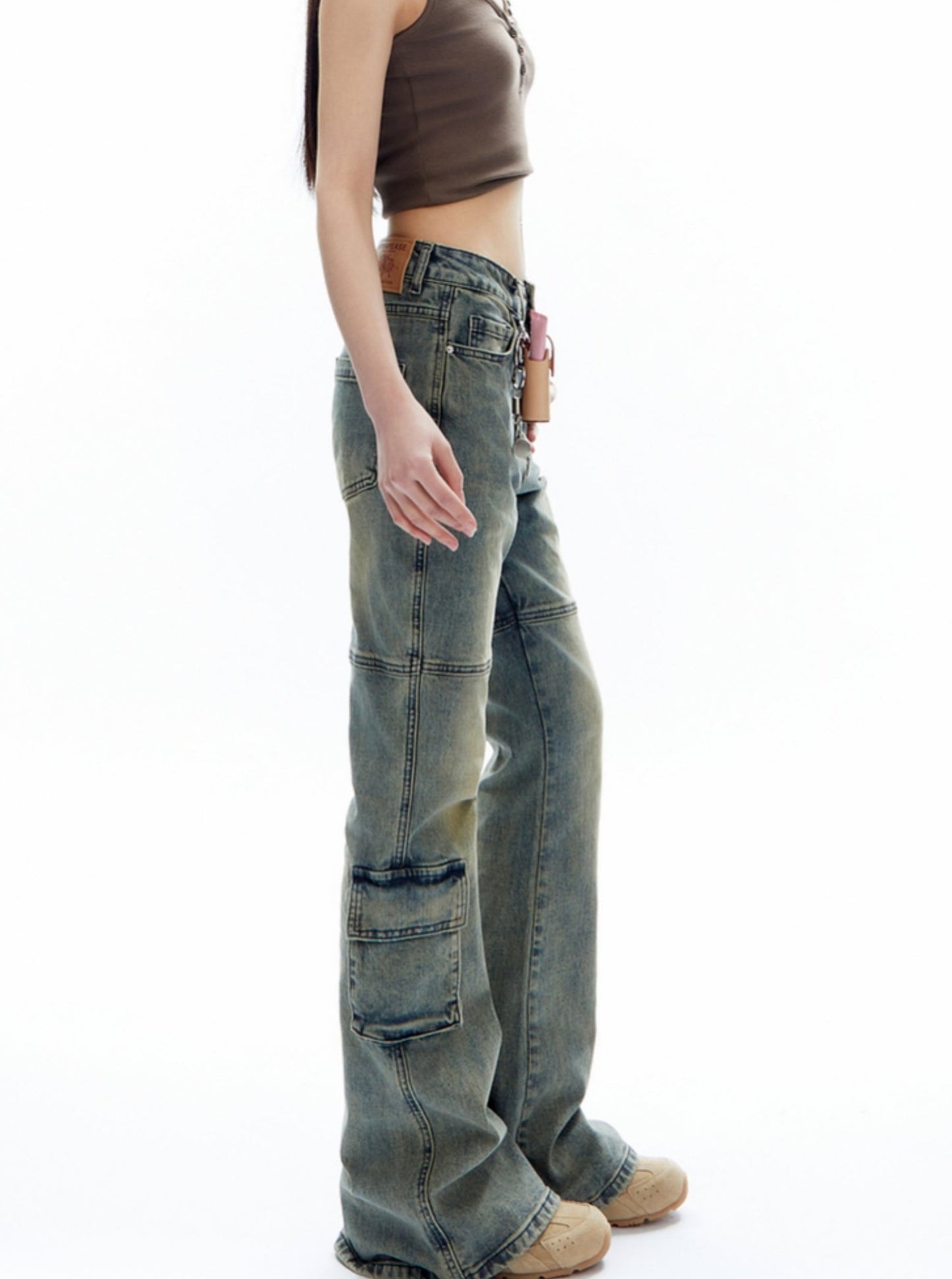 Slim Micro Flared Pants