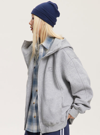 Collaboration Pound Hooded Cardigan Jacket