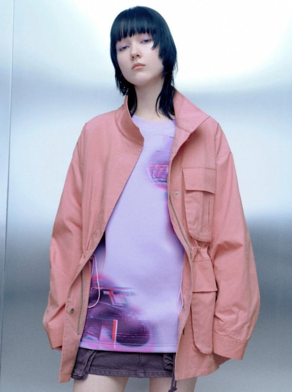 Multi-Pocket Super Loose Jacket