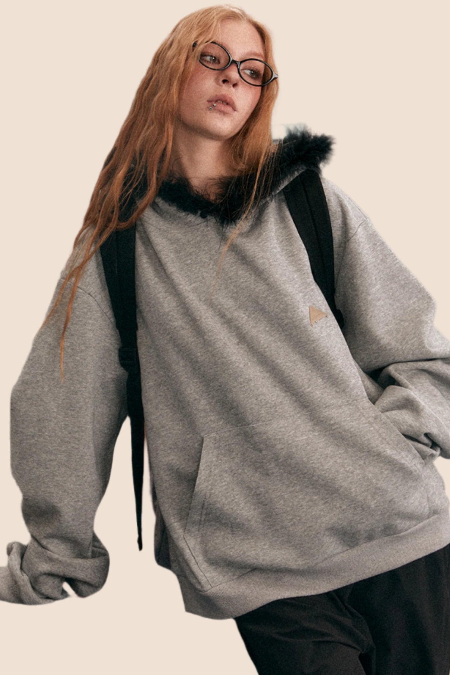 Niche Design Fur Collar Pullover