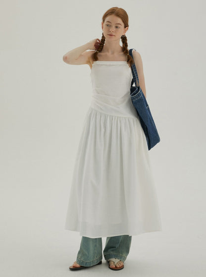 Linen Recycled Pleated Dress