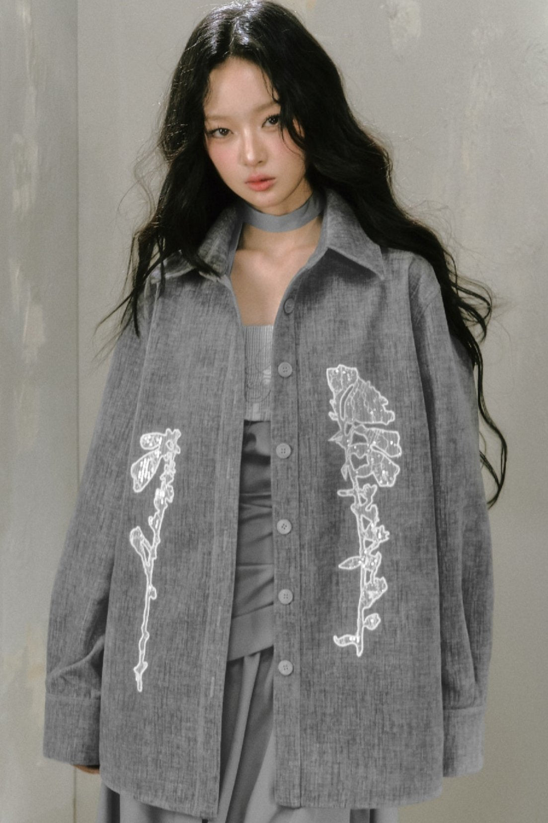 SALTHe Salt Tea A Wind Chime Original Design Heavy Industry Bell Patch Stickerei Design Lose Revers Jacke