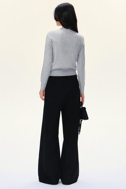 Simple Solid Crewneck Top