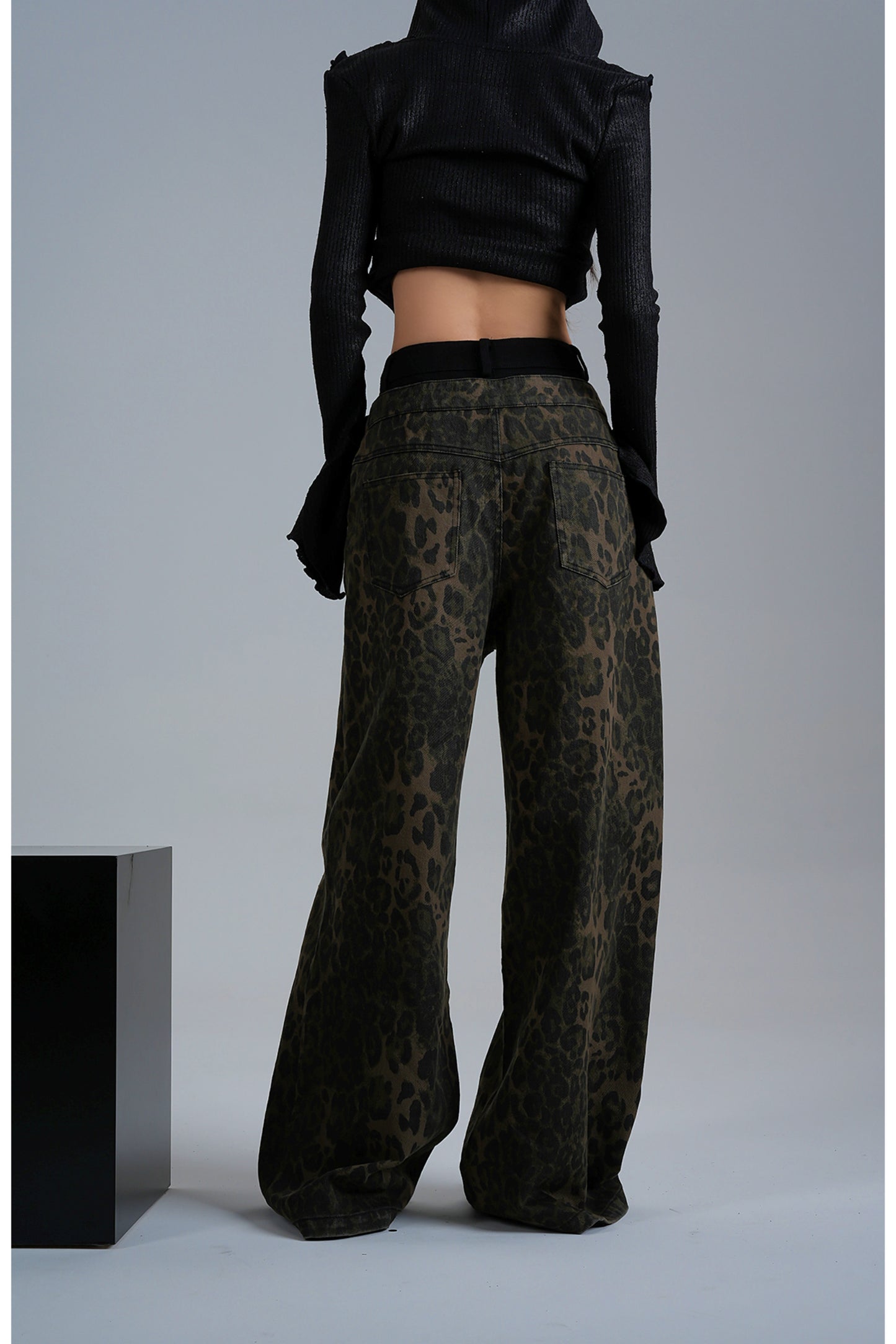 American Low Rise Wide Leg Pants