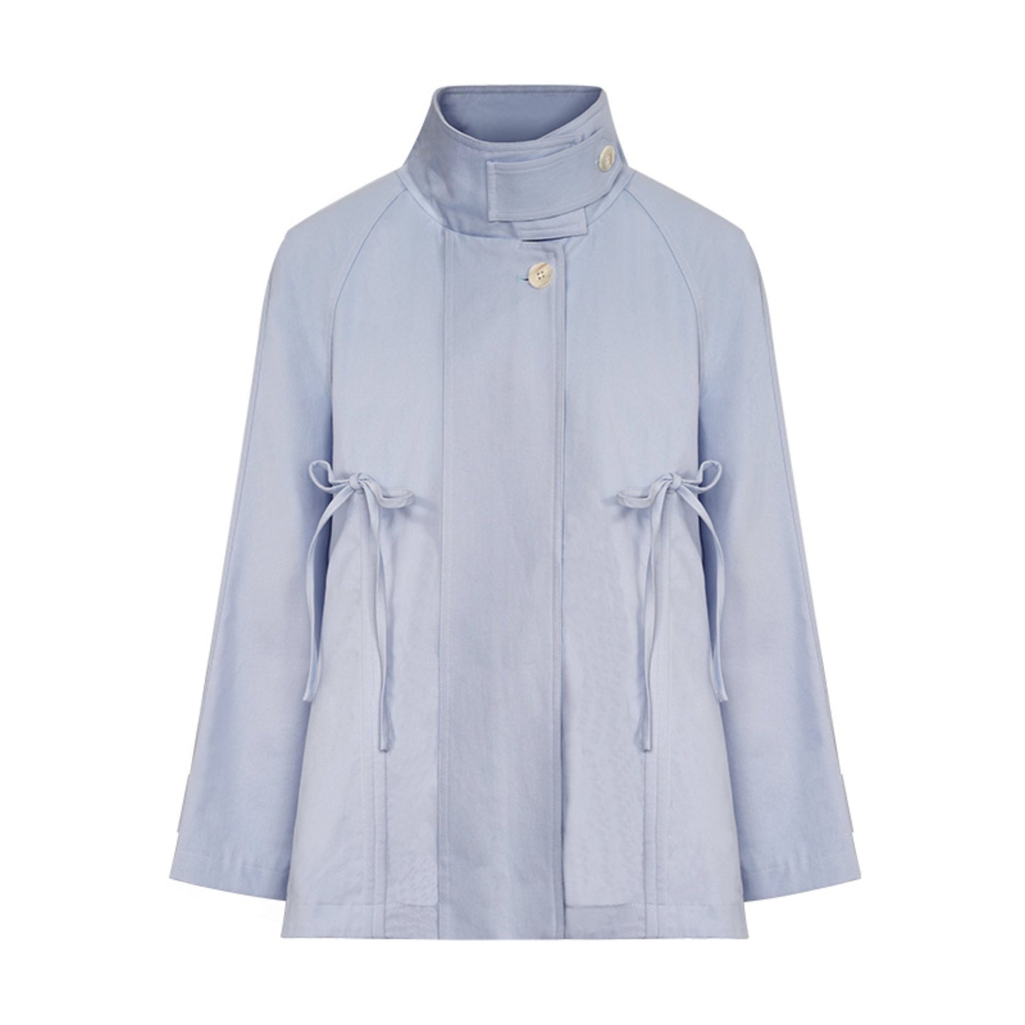 Morning Mist Cotton Bow Jacket