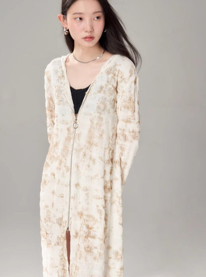 Zip-Knit Cardigan Coat