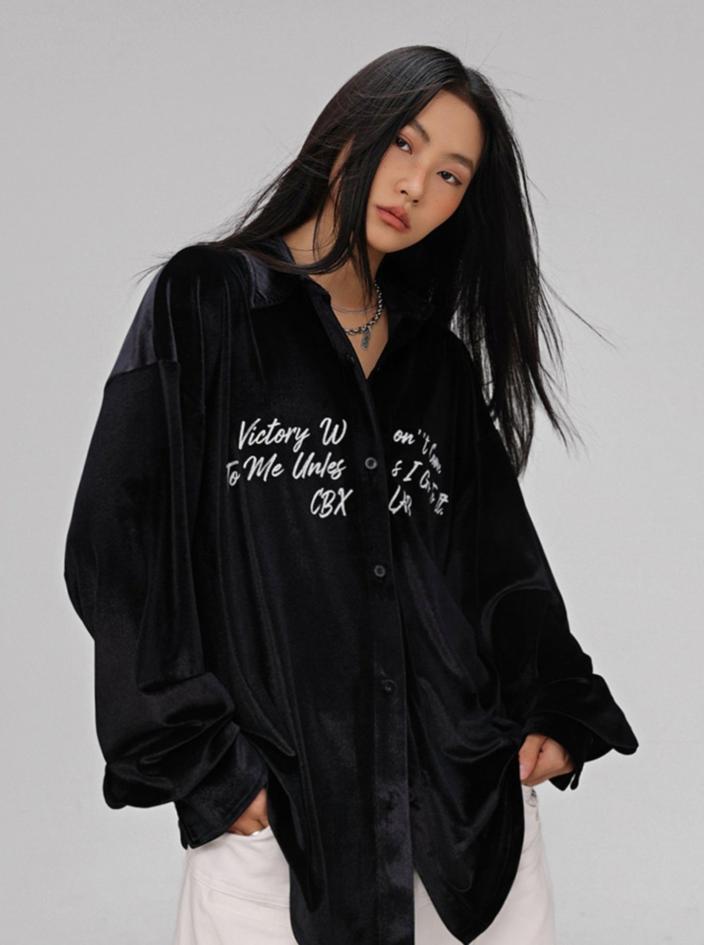 Black Velvet Hip Hop Top