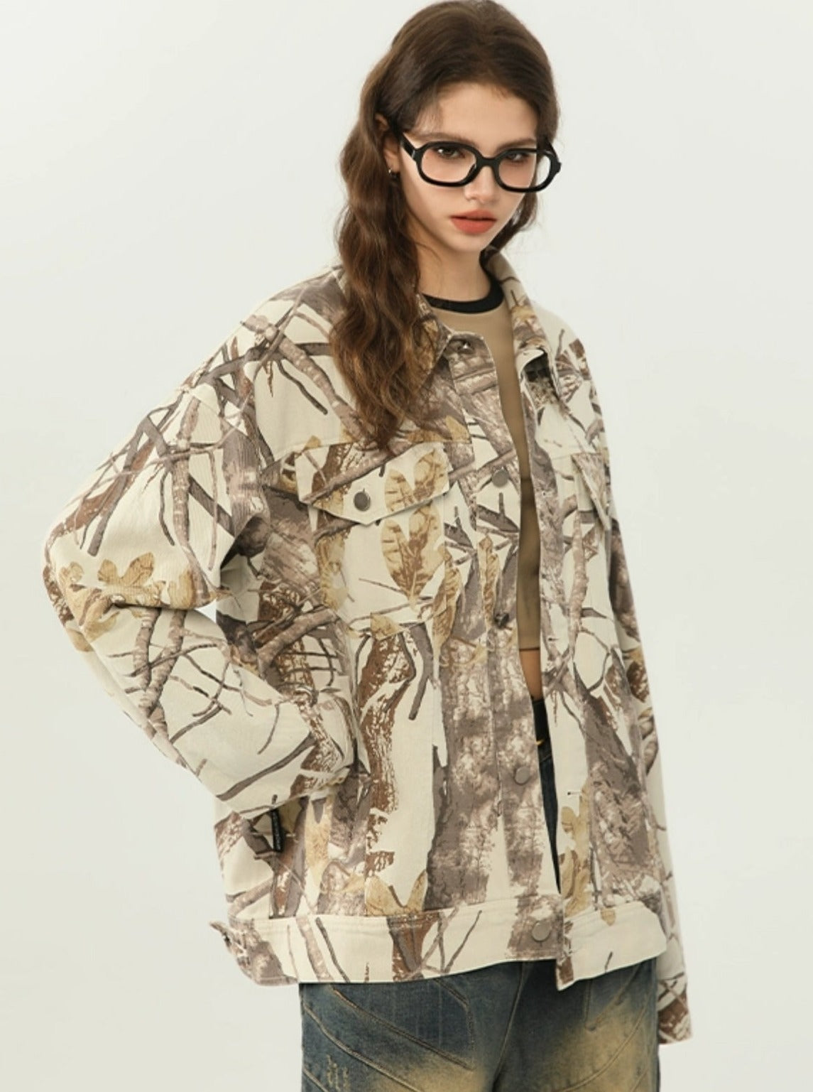 American Camouflage Denim Jacket