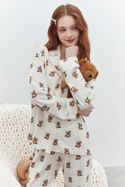 Bear Holiday Lounge Set