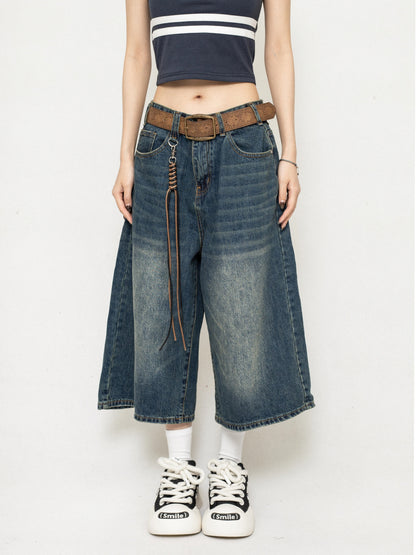 American Vintage Denim Cropped Pants