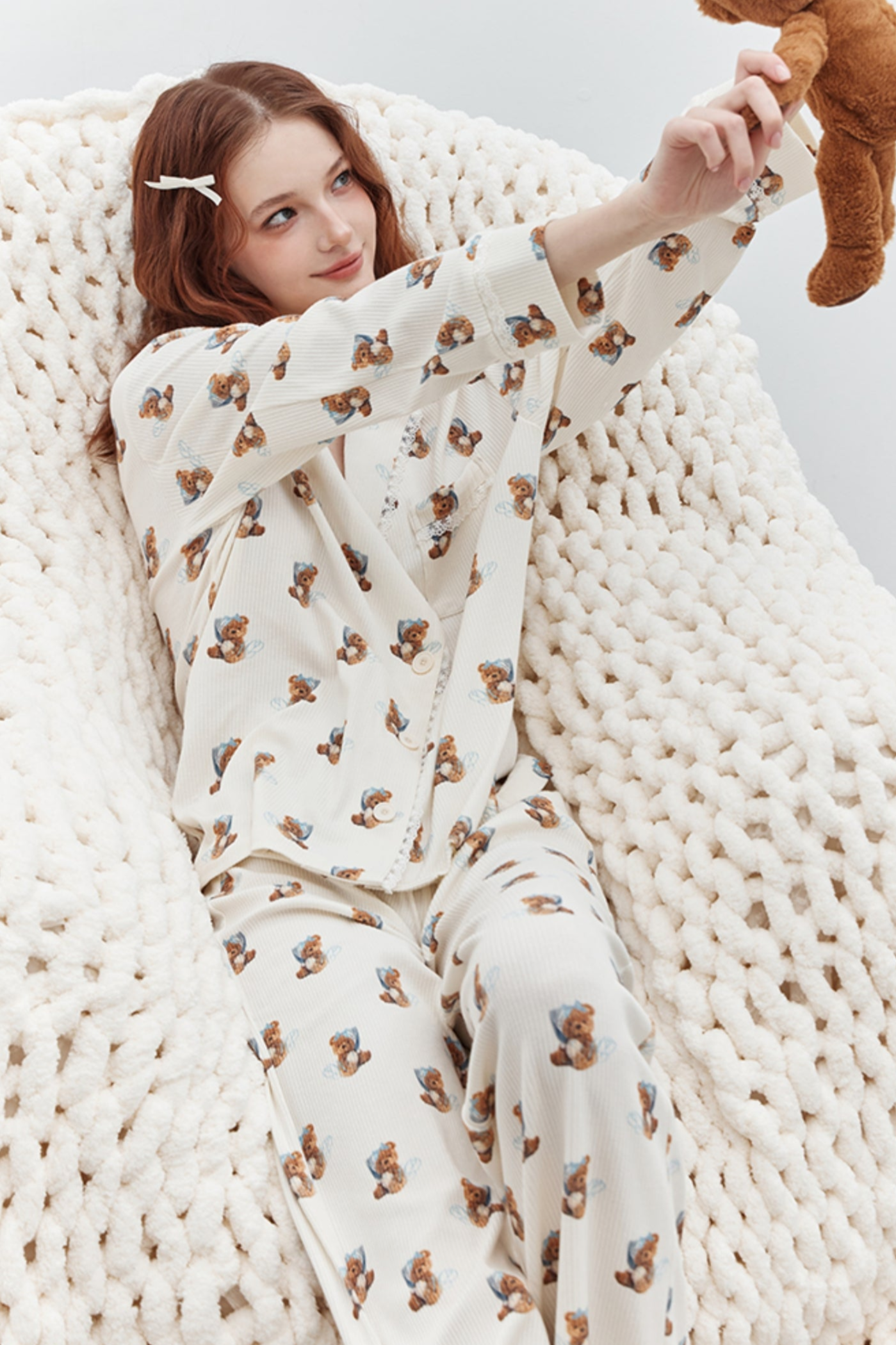 Bear Holiday Lounge Set