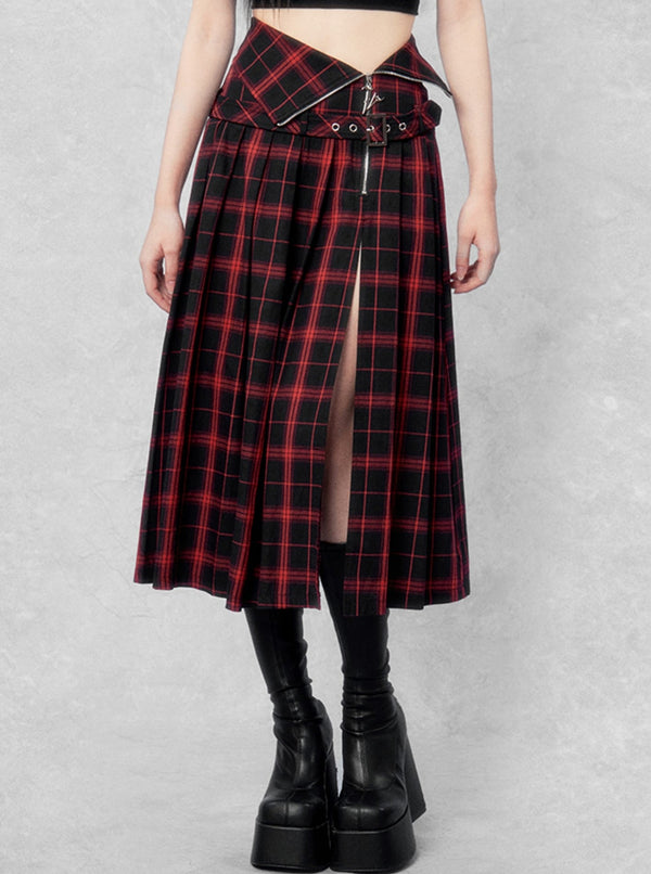 Hottie High Street Zipper Skirt