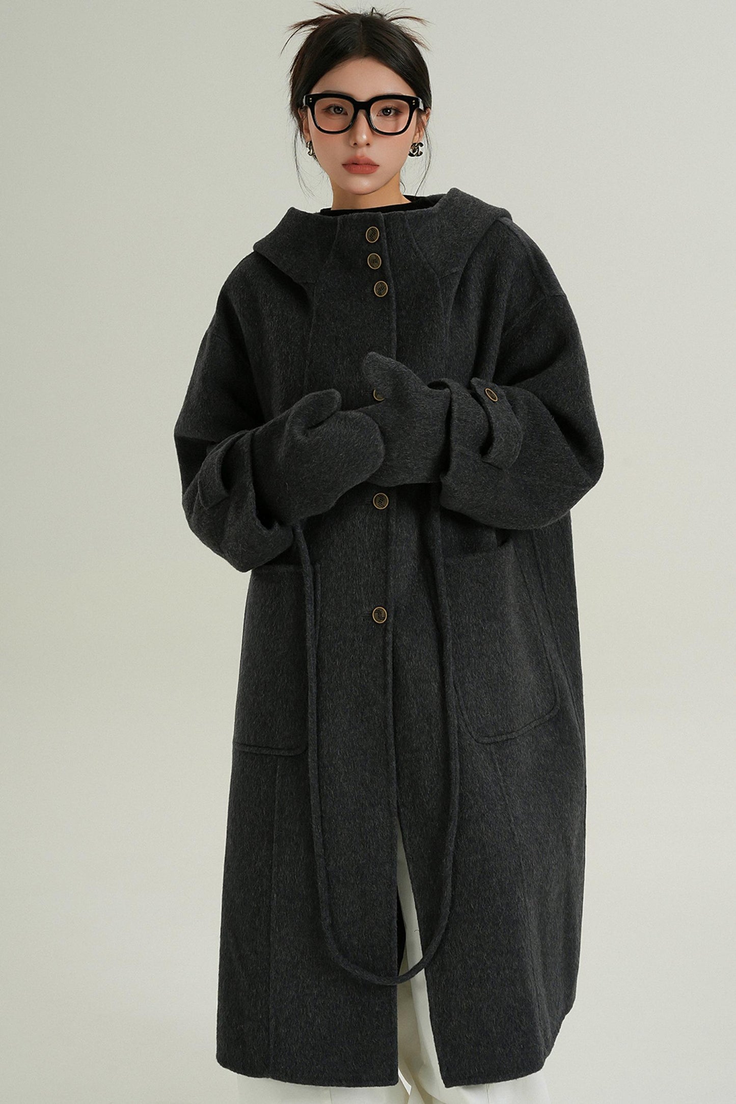 Double-Faced Cape Glove Coat