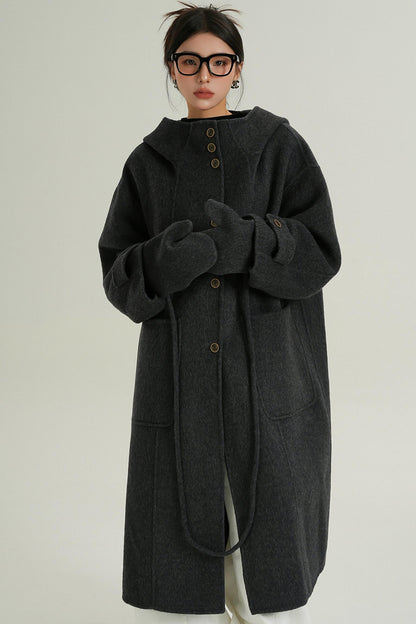 Double-Faced Cape Glove Coat